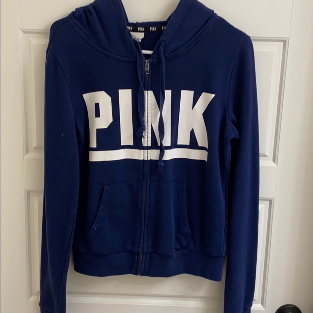 PINK zip up hoodie